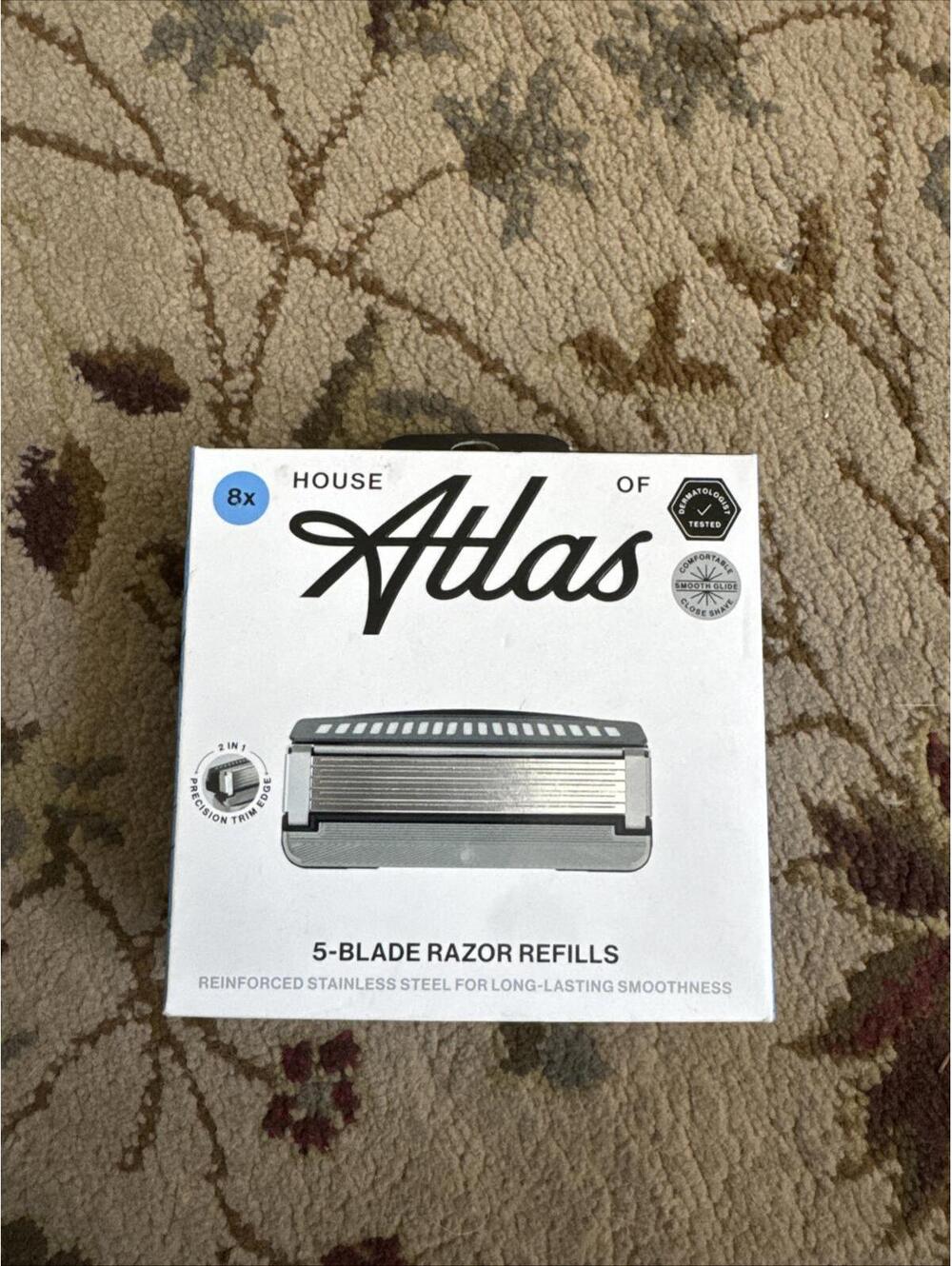 House of Atlas 5-Blade Razor Refills 8 Pack